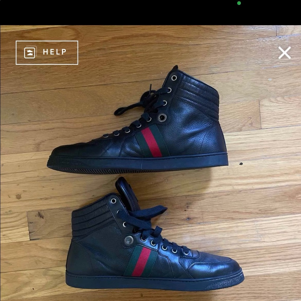 Mens Gucci high top sneakers
